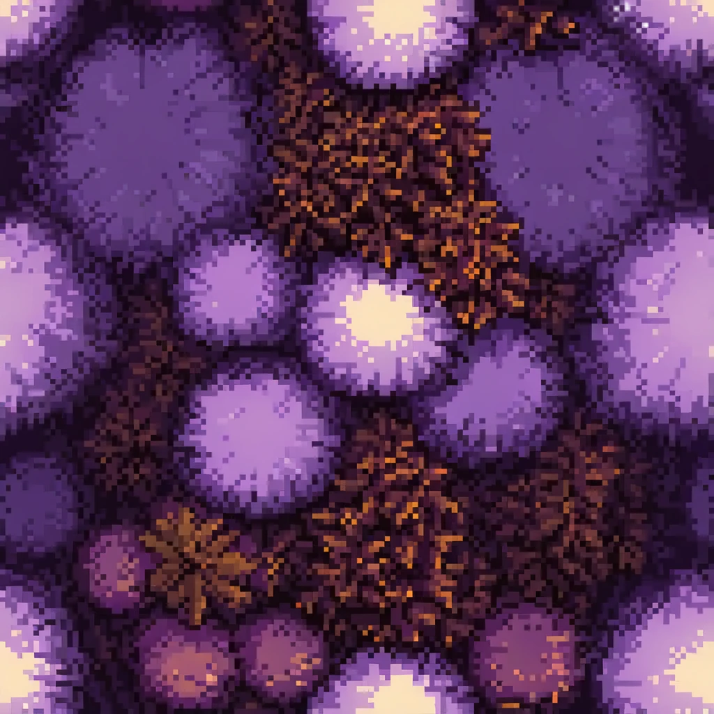 pile of purple spice inspired by Dune, mystical shimmering effect emoji
