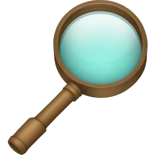 magnifier glass emoji