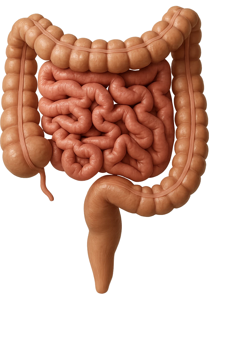 intestino umano 3d emoji