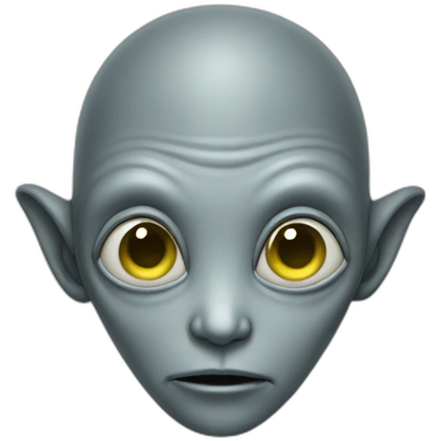 grey alien emoji