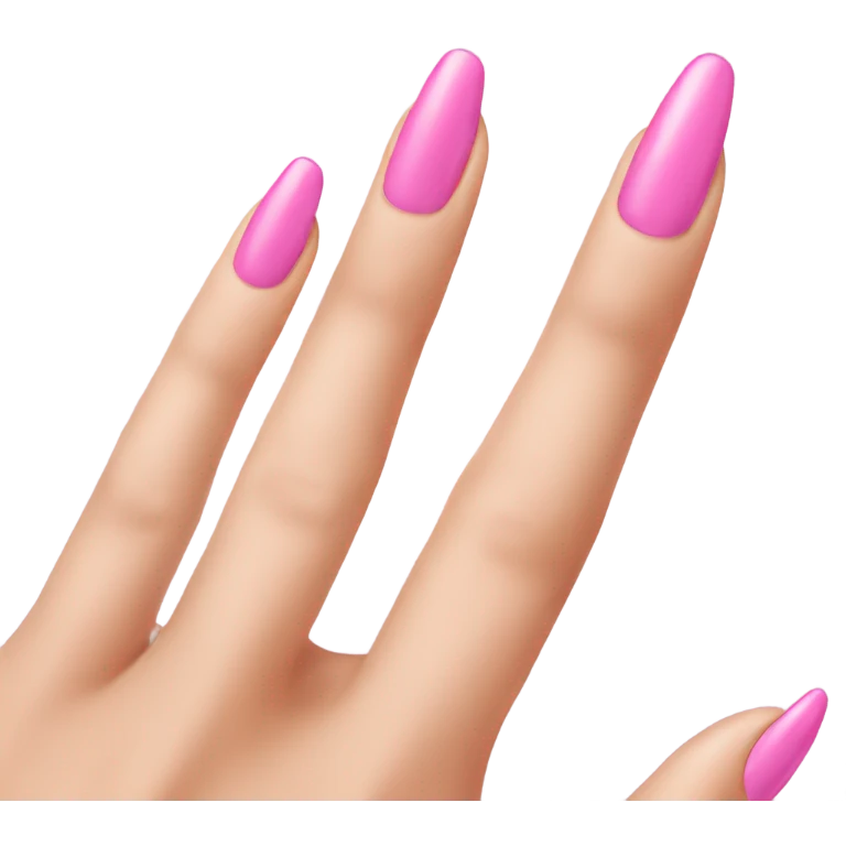 Pink nails emoji