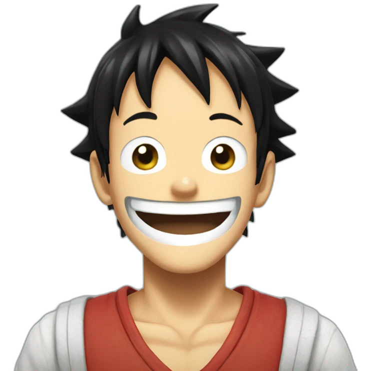 Luffy smile emoji