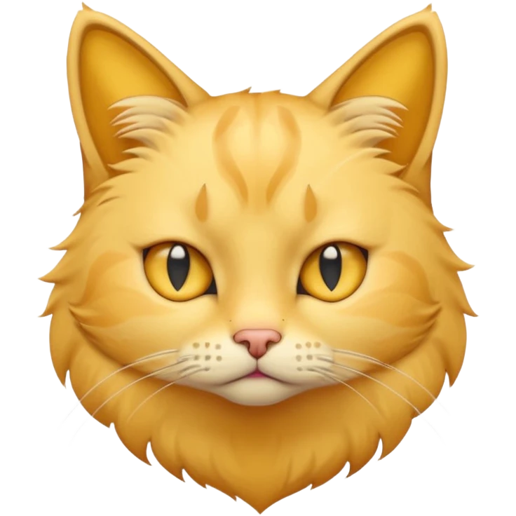 scratch cat from scratch.mit.edu, scratch cat is yellow
he is very sad shedding 1 tear from his left eye emoji