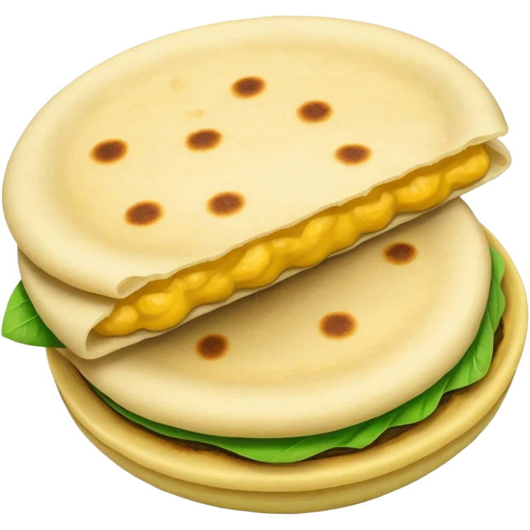 Arepa de color verde  emoji