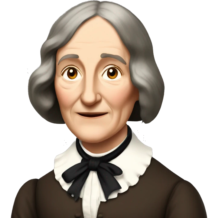 George Eliot (real name Mary Ann Evans) british writer emoji
