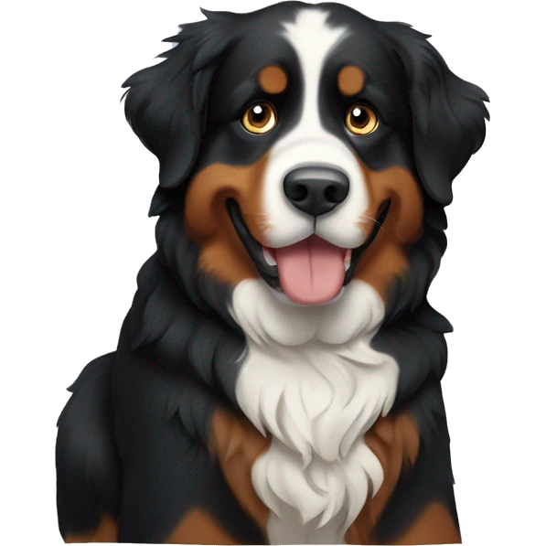Bernese mountain dog emoji