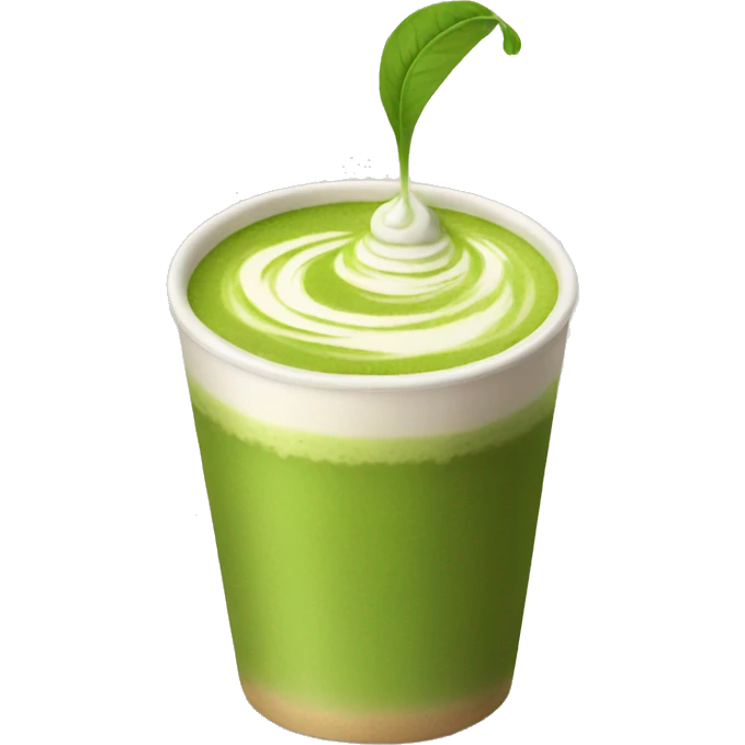  Matcha latte emoji