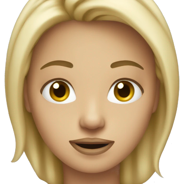 dirty blond,  emoji