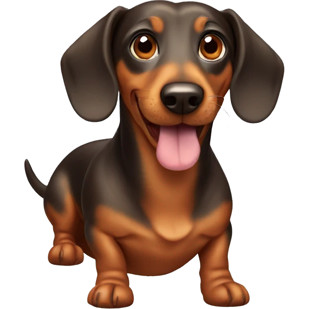 Weiner dog emoji