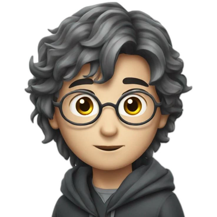 Harry potter sur avion emoji