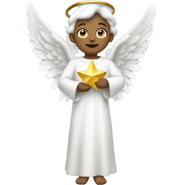 Christmas angel emoji