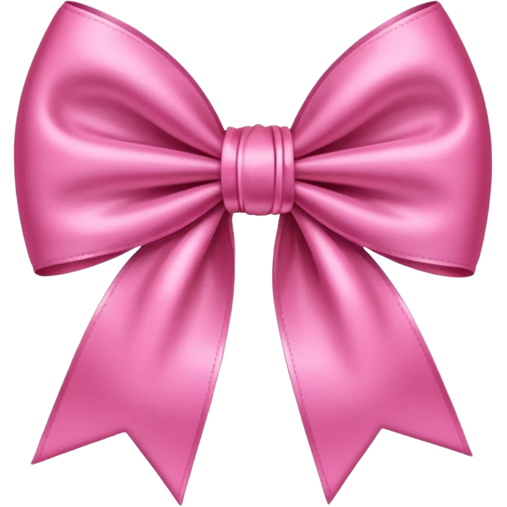 Pretty pink bow emoji emoji