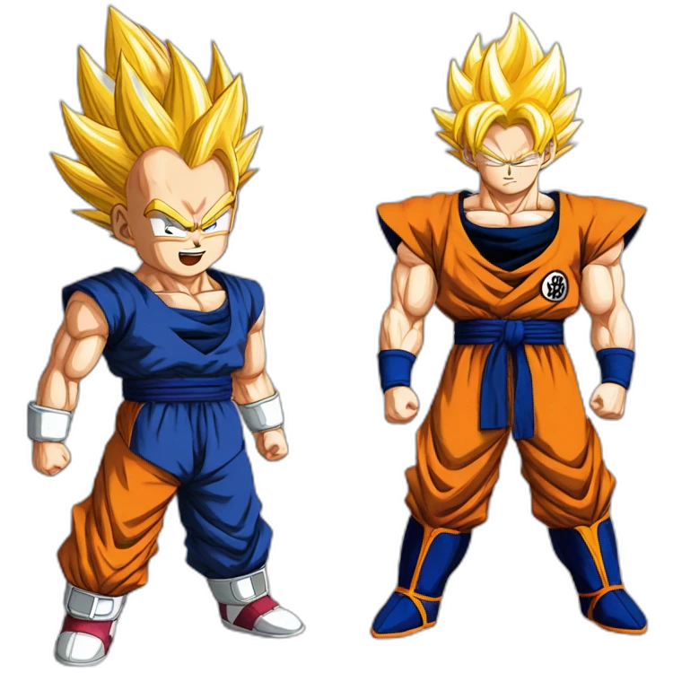Dbz goku et Vegeta  emoji