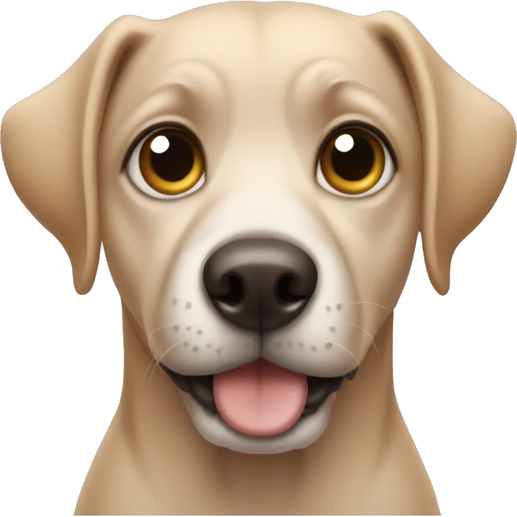 Dog with big eyes emoji