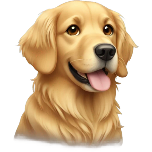 Golden retriever  emoji