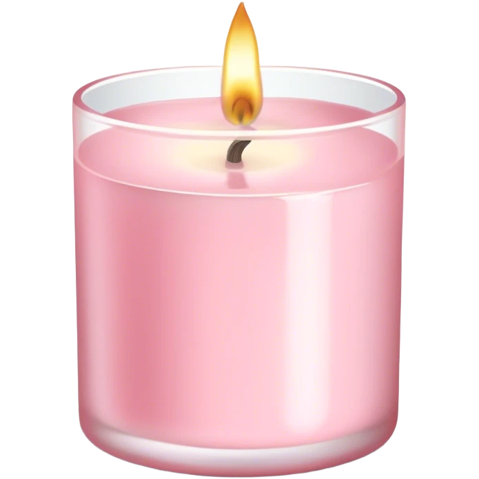 Bath and body works light pink candle emoji
