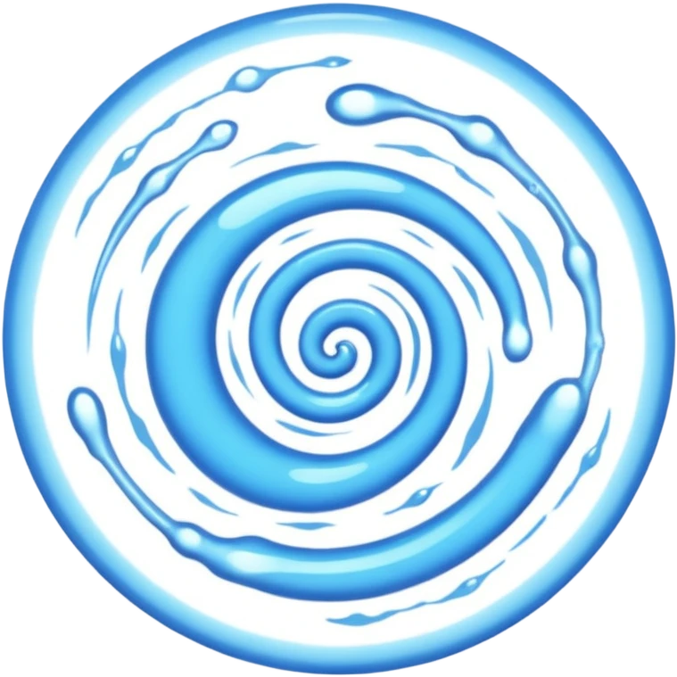 Spinning Water Drain emoji