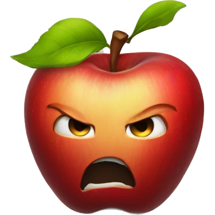 Bad apple emoji