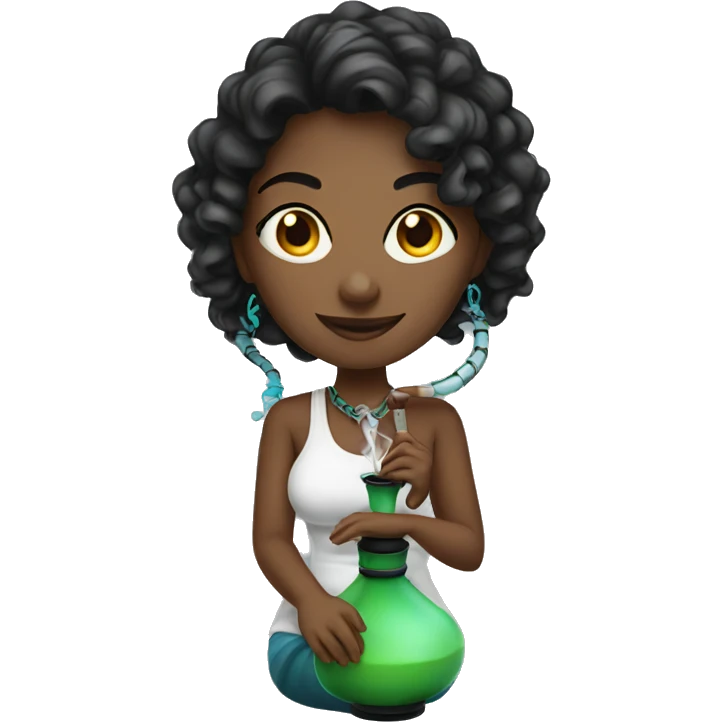 hookah girl emoji