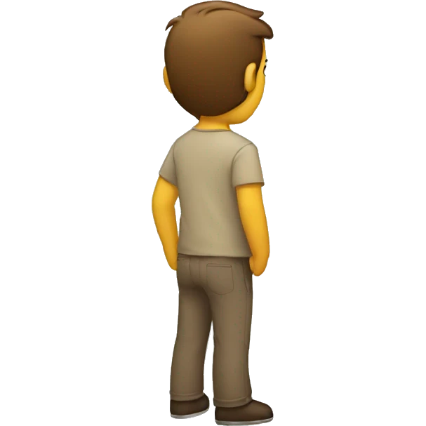 turning around  emoji