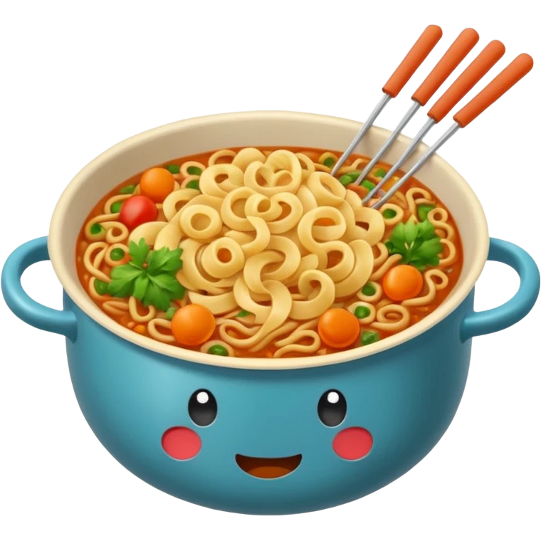 Vasos de sopa instantánea Marchan  emoji