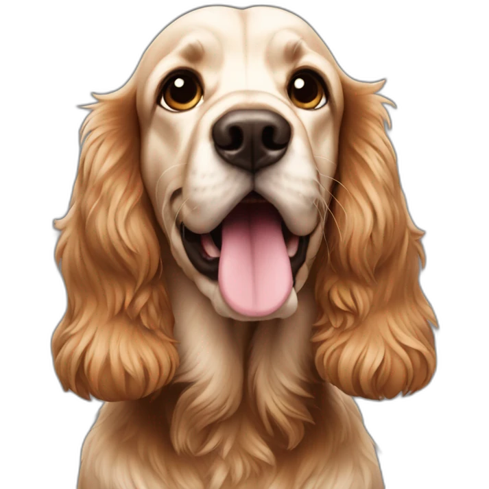 a cut cocker emoji