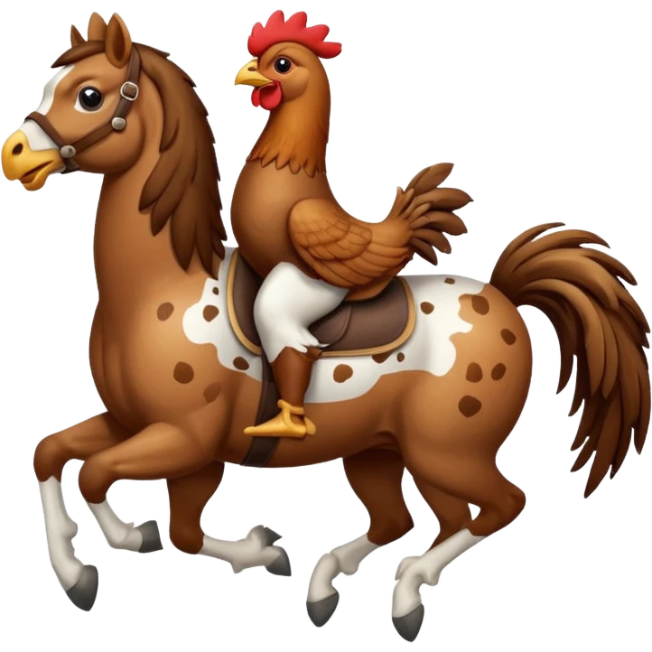 chicken jockey emoji