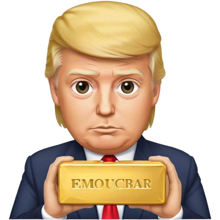 Trump steals gold emoji