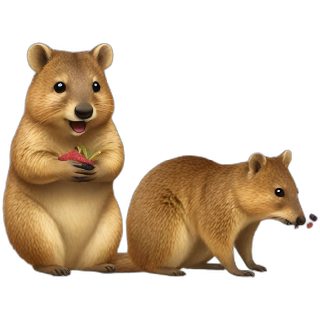 eating quokka emoji