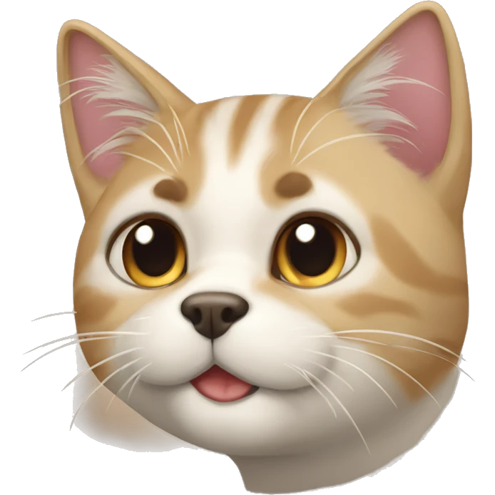 Gato con cara de perro  emoji