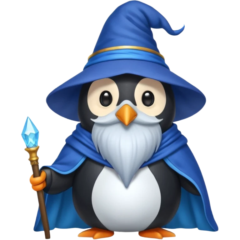 Penguin Wizard emoji
