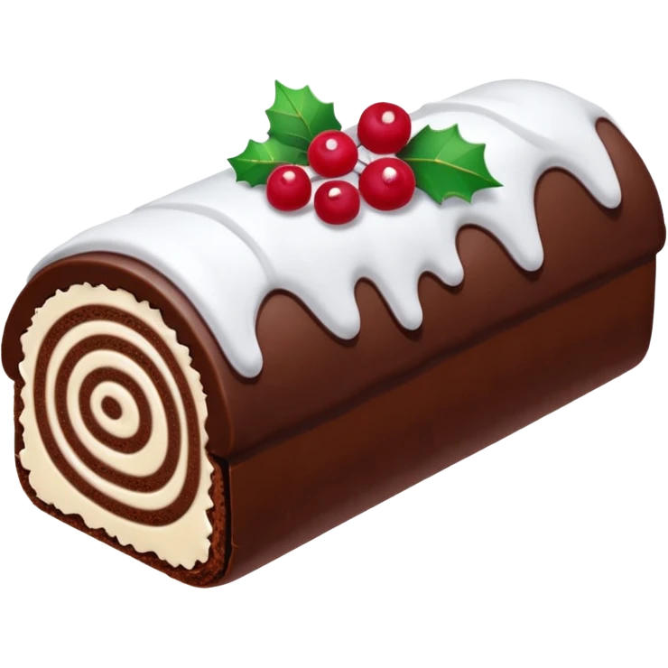 Buche de Noel emoji