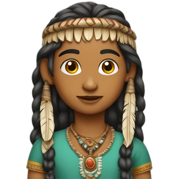 Indienne natif emoji