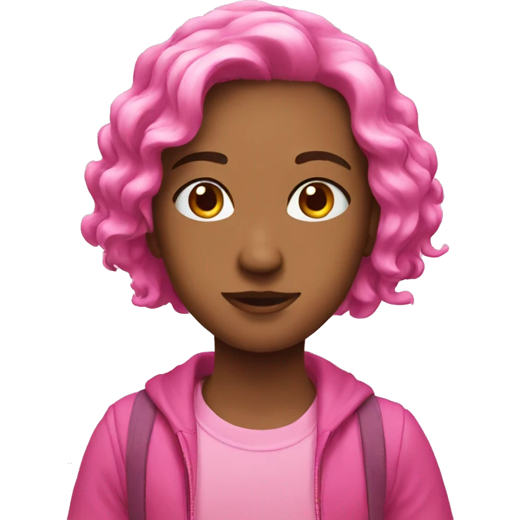 Pink emoji