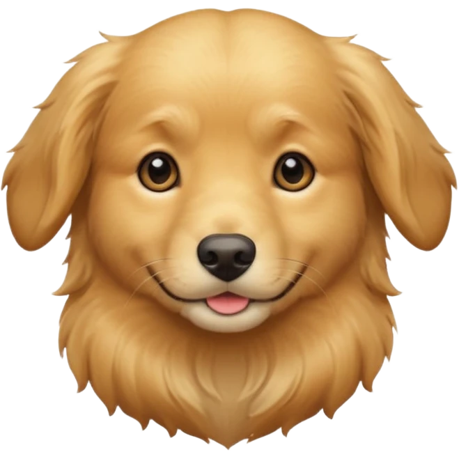 cute / godlen retriever emoji
