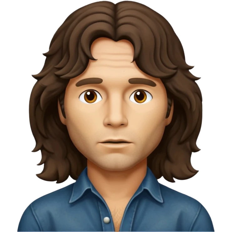cinematic realistic aged Jim Morrison emoji