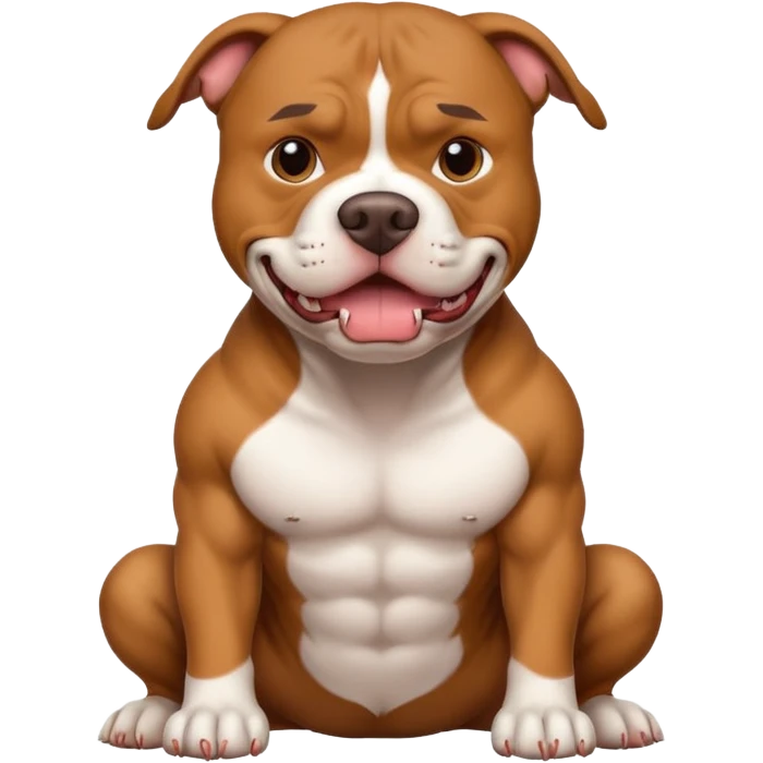 Aggressive pitbull emoji