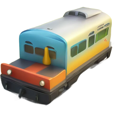 little Train in Summer für holidaymaker emoji