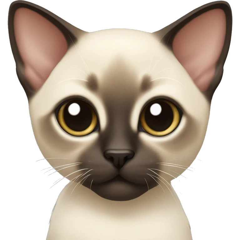 Siamese kitten emoji