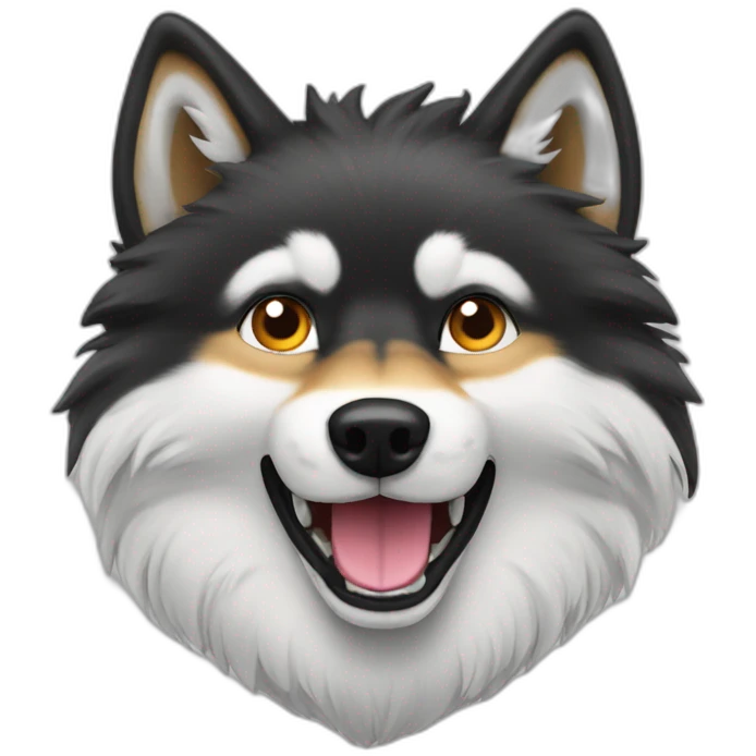 Spitz wolf emoji