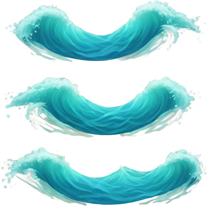 ocean waves emoji
