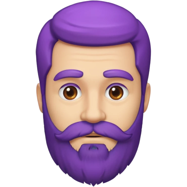purple bearded man emoji