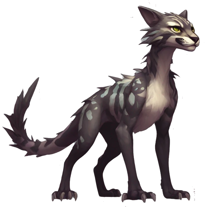 Cool Edgy Vernid species by LiLaiRa full body emoji