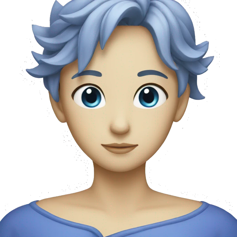 Blue lotus  emoji