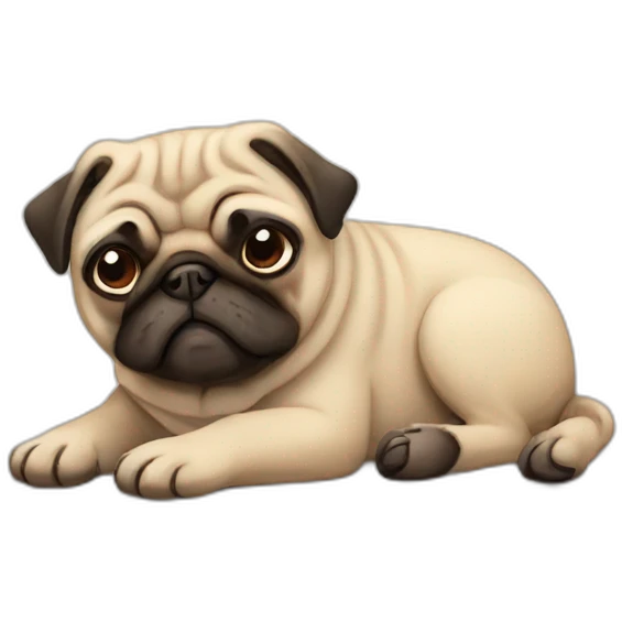 sleepy-pug emoji