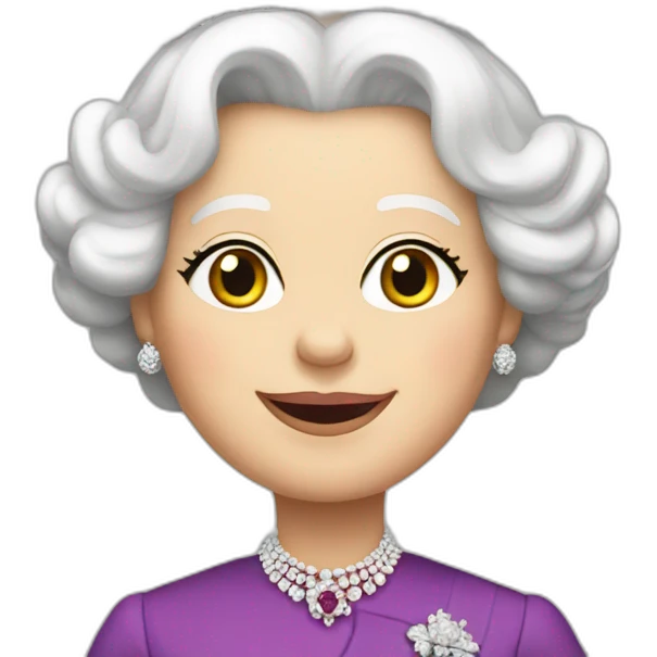 Queen Elisabeth II emoji