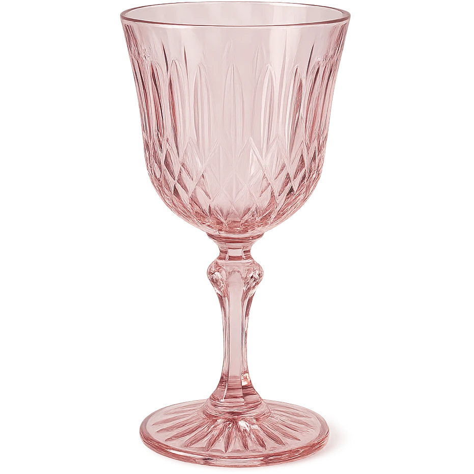 pink crystal wine glass emoji