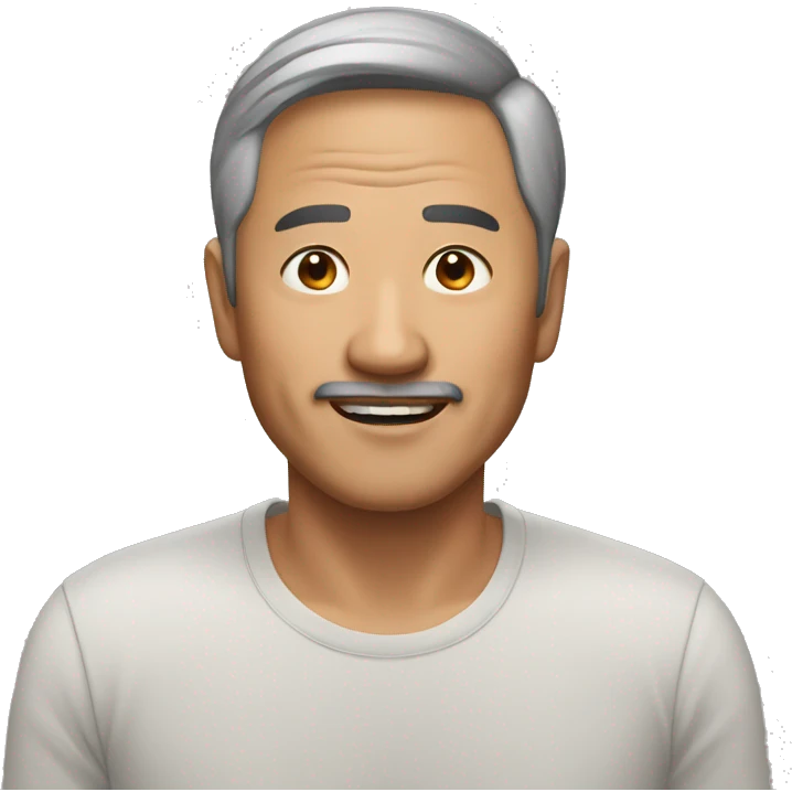 50 years old asian guy emoji