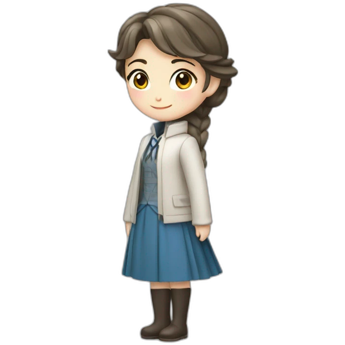 Elsa schoolgirl tokyo-tower emoji
