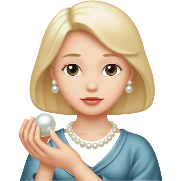 Clutching pearls  emoji